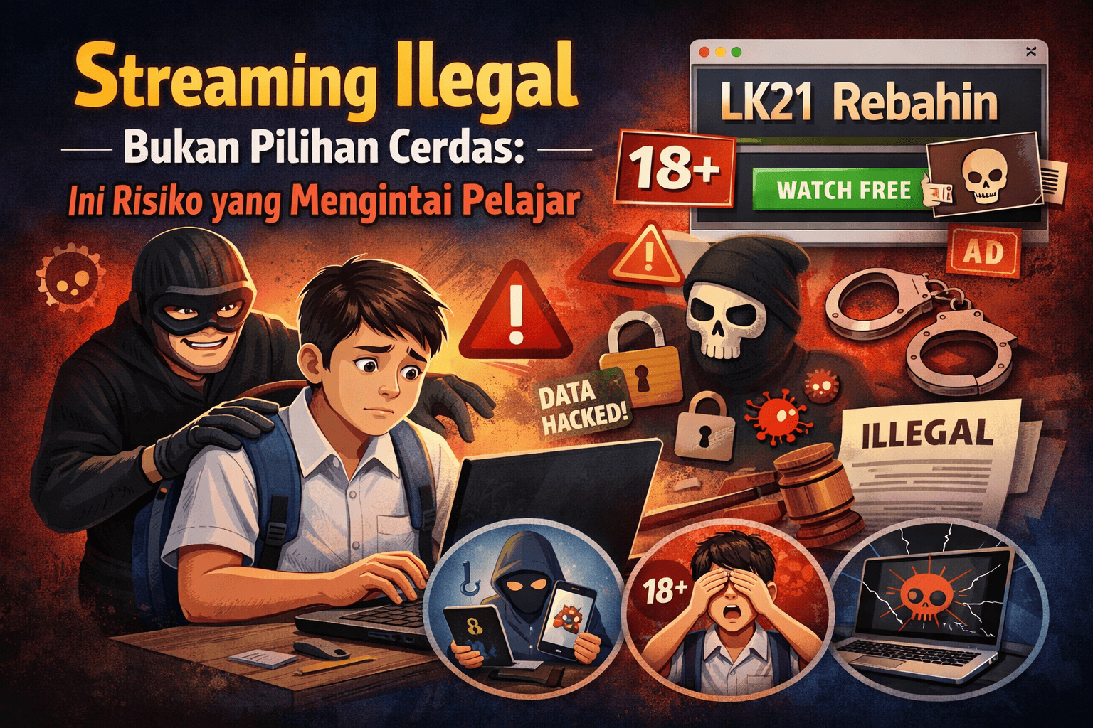 Streaming Ilegal Bukan Pilihan Cerdas: Ini Risiko yang Mengintai Pelajar